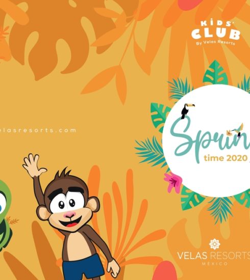 Libro con actividades para niños de Velas Resorts